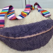 Kuschelstoff, Chevron Relief Fellimitat, handwerk passau